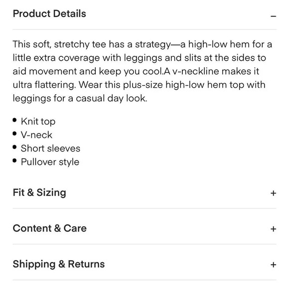 East Adeline Striped V-neck Tunic Top T-shirt Tee 2X Dia & Co Plus Size NWT New - Picture 9 of 9